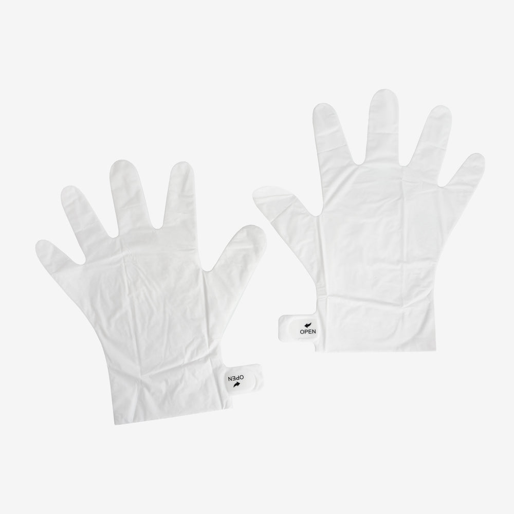 Infused with a luxurious blend of Shea Butter and rosy botanical extracts, these gloves deeply hydrate, soften, and rejuvenate the skin, making them the perfect partner for cuticle care, polish application, or professional treatments.