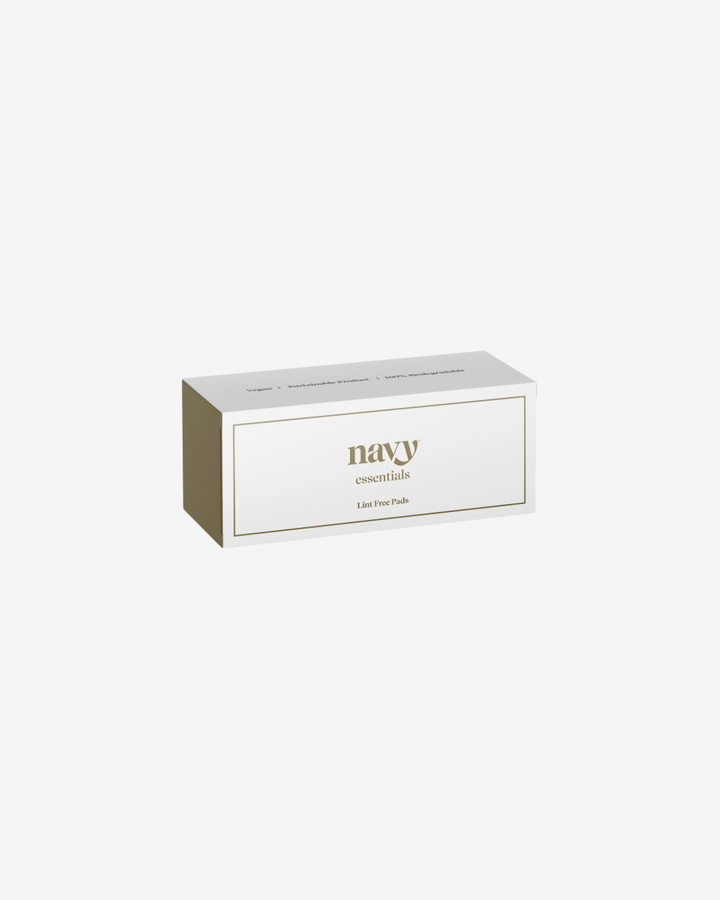 White box with 'navy' branding on a white background