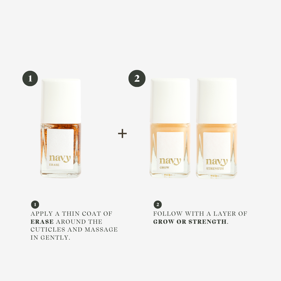 Navy Grow & Repair Nail Treatment Kit – Nail Care