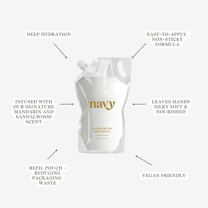 Navy Hand Cream Refill
