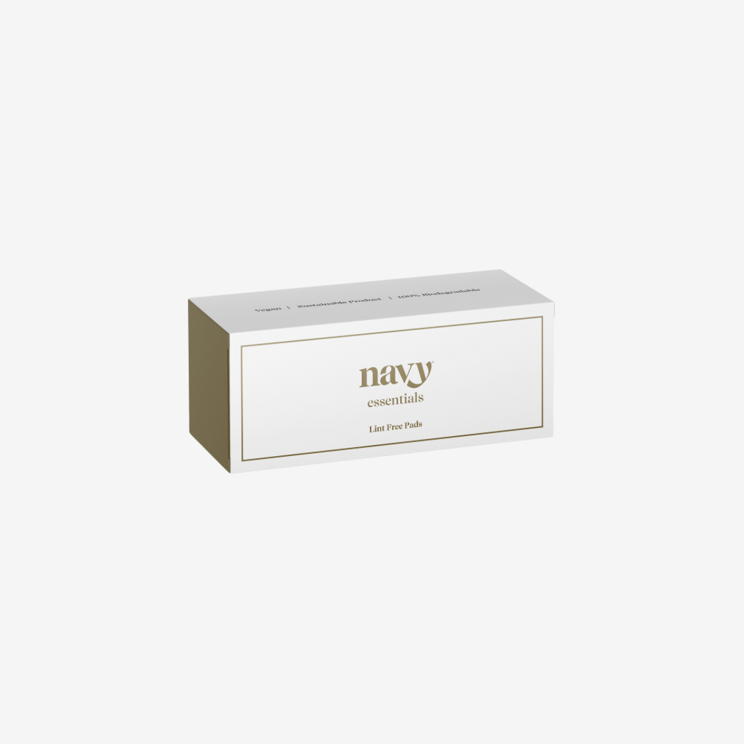 White box with 'navy' branding on a white background