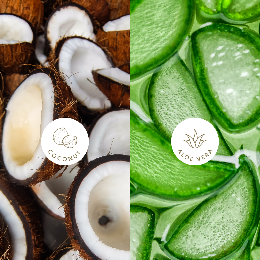 Navy Bath Milk Ingredients - Coconut & Aloe Vera