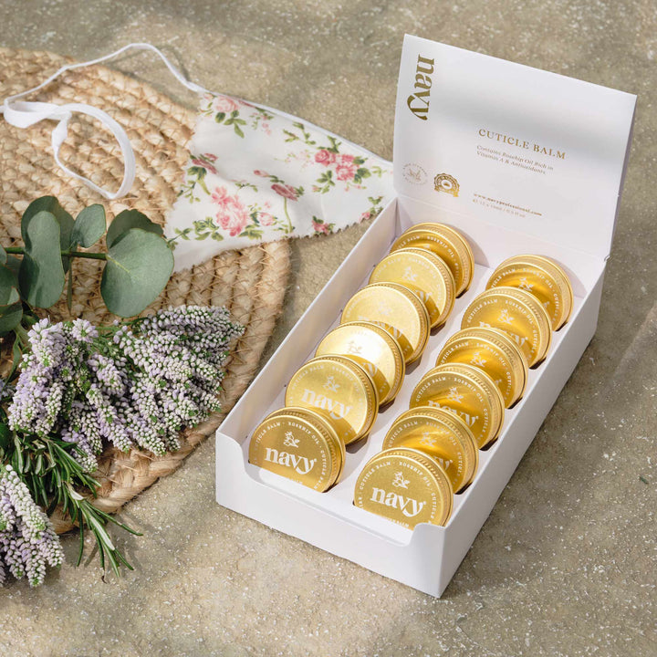 Cuticle Balm Retail Pack With Retail Stand
