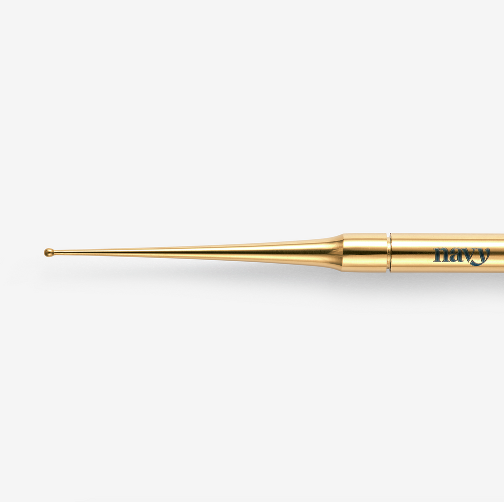 nail detailing tool. Gold.